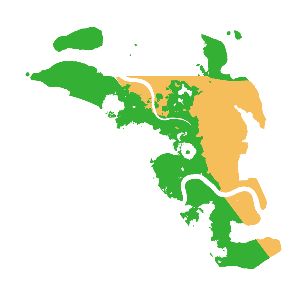 Biome Rust Map: Procedural Map, Size: 3000, Seed: 85378