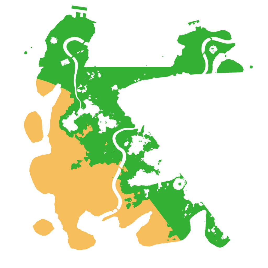 Biome Rust Map: Procedural Map, Size: 3500, Seed: 691640219