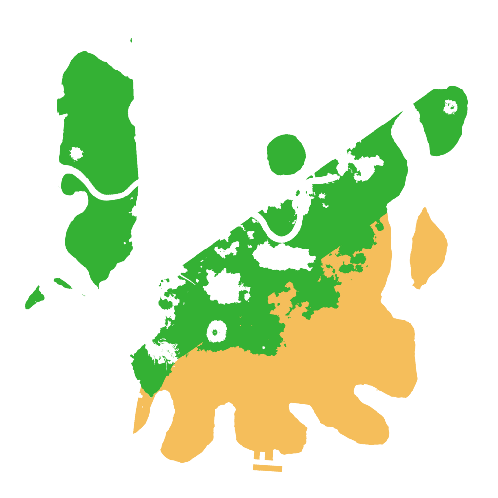 Biome Rust Map: Procedural Map, Size: 3500, Seed: 270259370