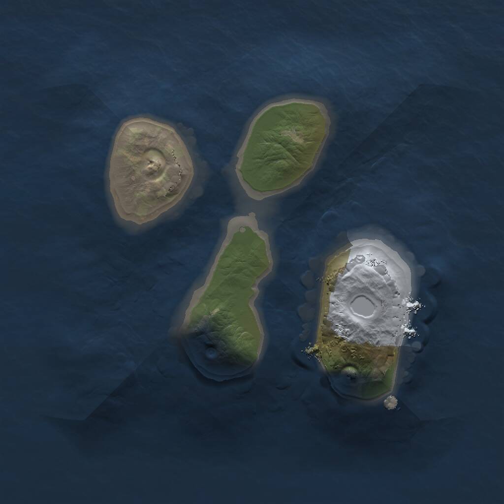 Rust Map: Procedural Map, Size: 1500, Seed: 216164459, 1 Monuments