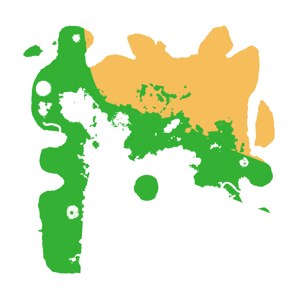 Biome Rust Map: Procedural Map, Size: 3500, Seed: 304597309