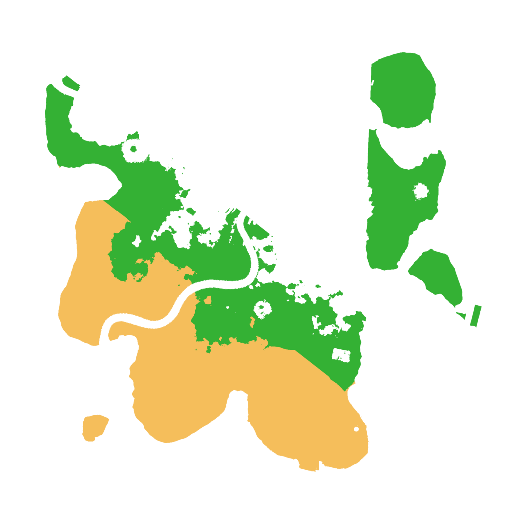 Biome Rust Map: Procedural Map, Size: 3000, Seed: 546378710