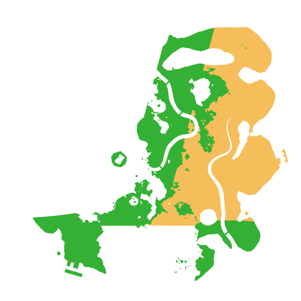 Biome Rust Map: Procedural Map, Size: 3400, Seed: 914841923