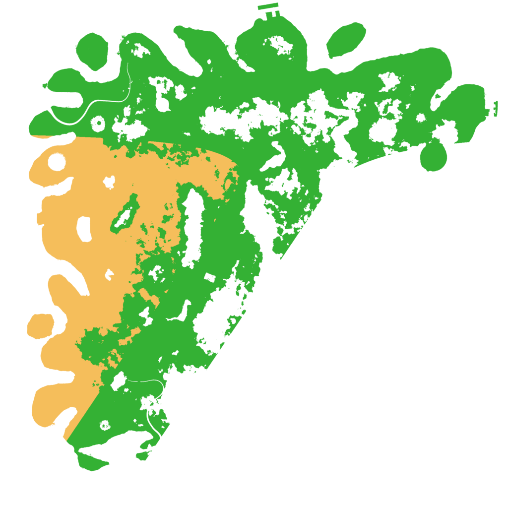 Biome Rust Map: Procedural Map, Size: 5000, Seed: 272136155