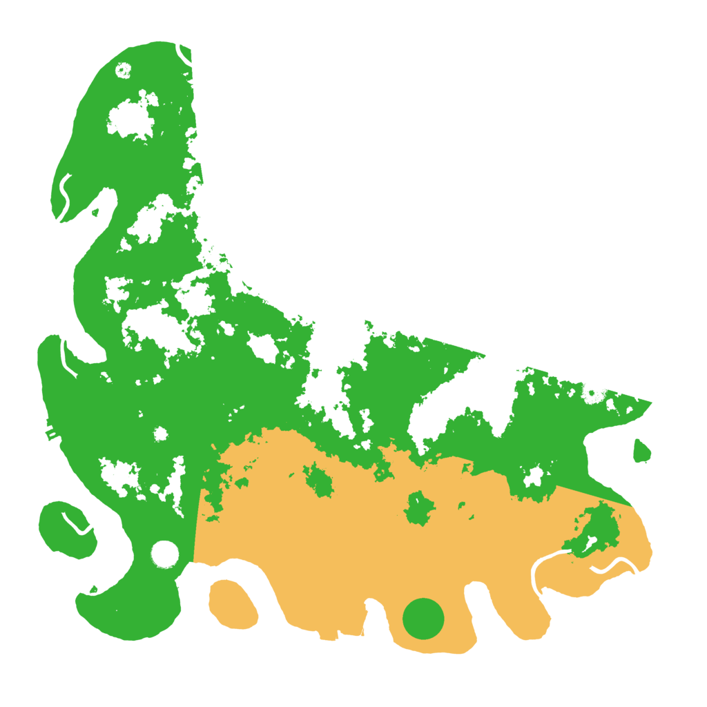 Biome Rust Map: Procedural Map, Size: 4500, Seed: 548562547