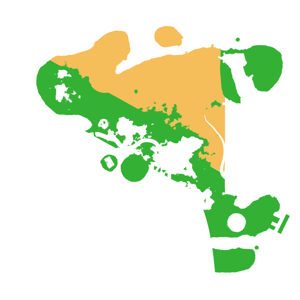 Biome Rust Map: Procedural Map, Size: 3000, Seed: 588793837
