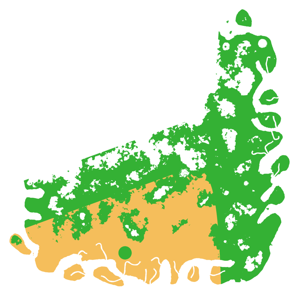 Biome Rust Map: Procedural Map, Size: 6000, Seed: 563252