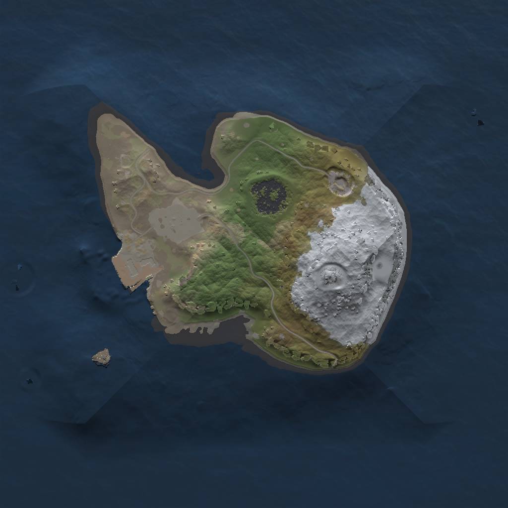 Rust Map: Procedural Map, Size: 1500, Seed: 29337, 3 Monuments