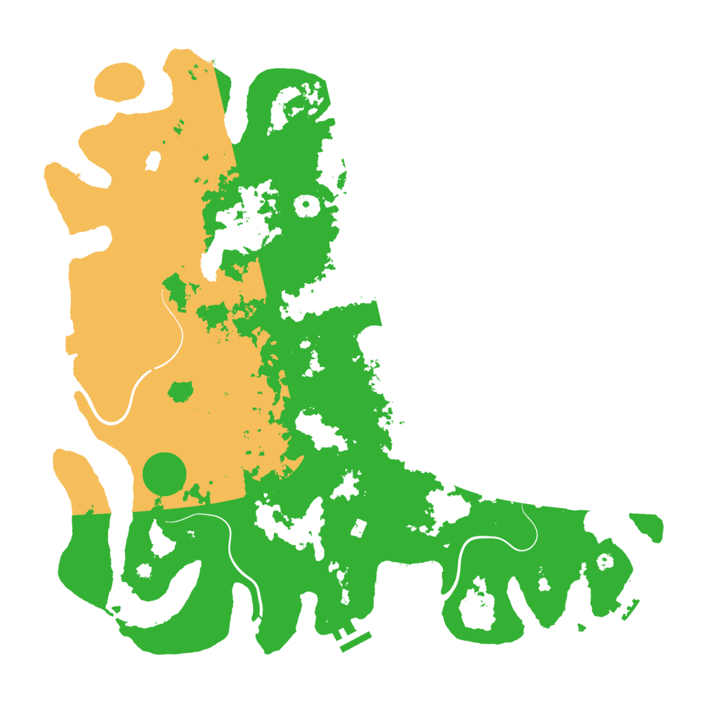 Biome Rust Map: Procedural Map, Size: 4250, Seed: 503238731