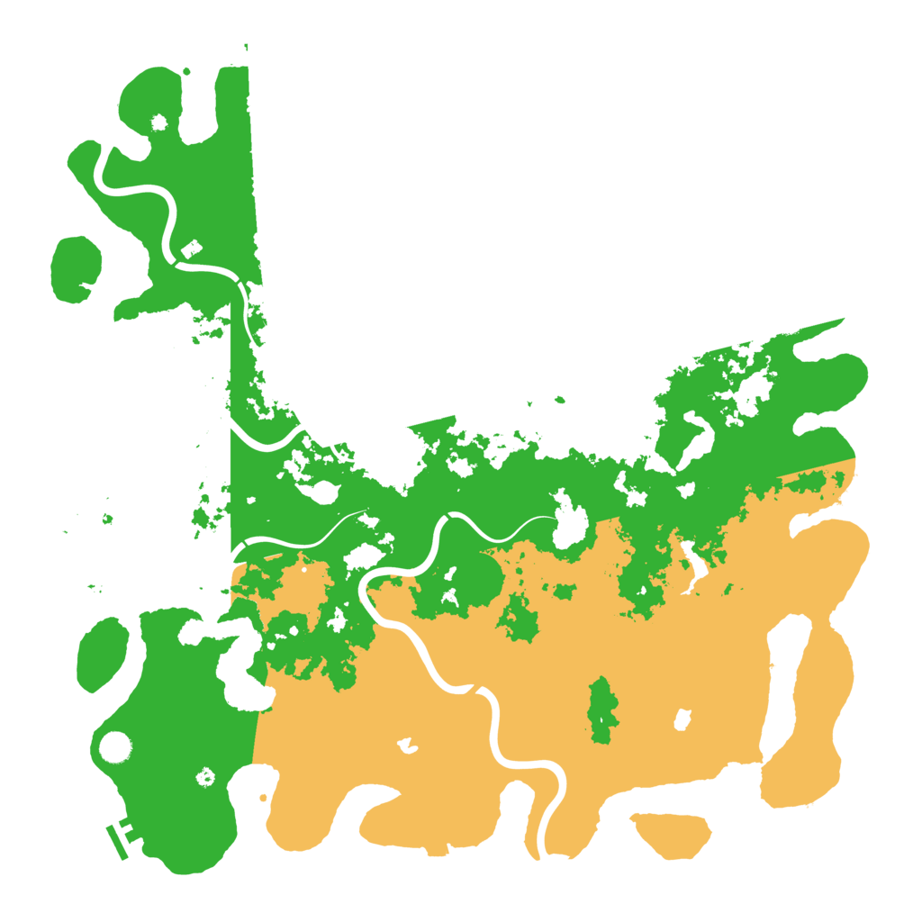 Biome Rust Map: Procedural Map, Size: 5060, Seed: 1