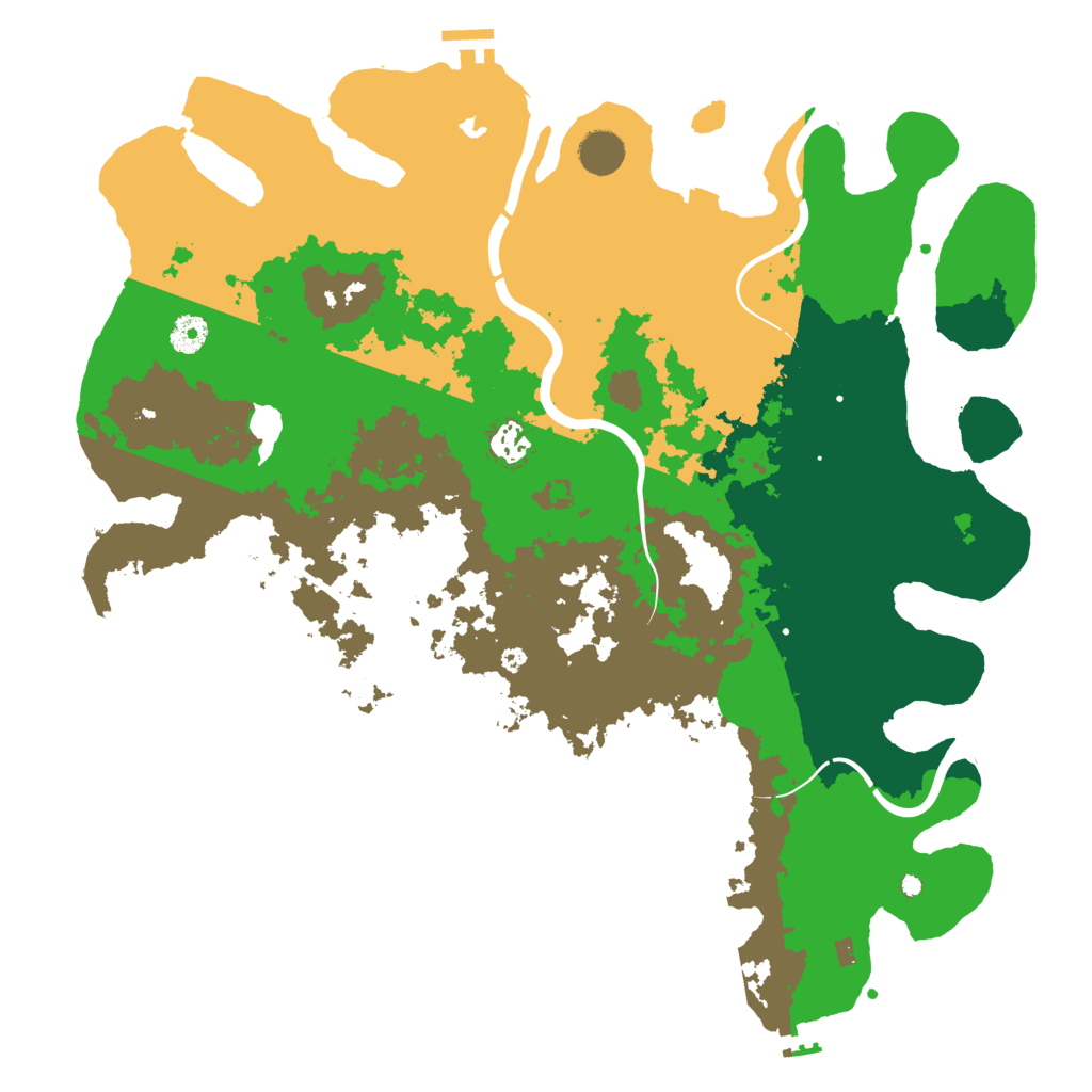 Biome Rust Map: Procedural Map, Size: 4250, Seed: 656638252