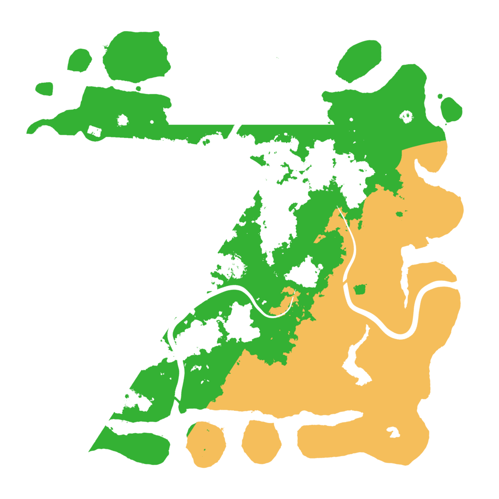 Biome Rust Map: Procedural Map, Size: 4000, Seed: 1235132451