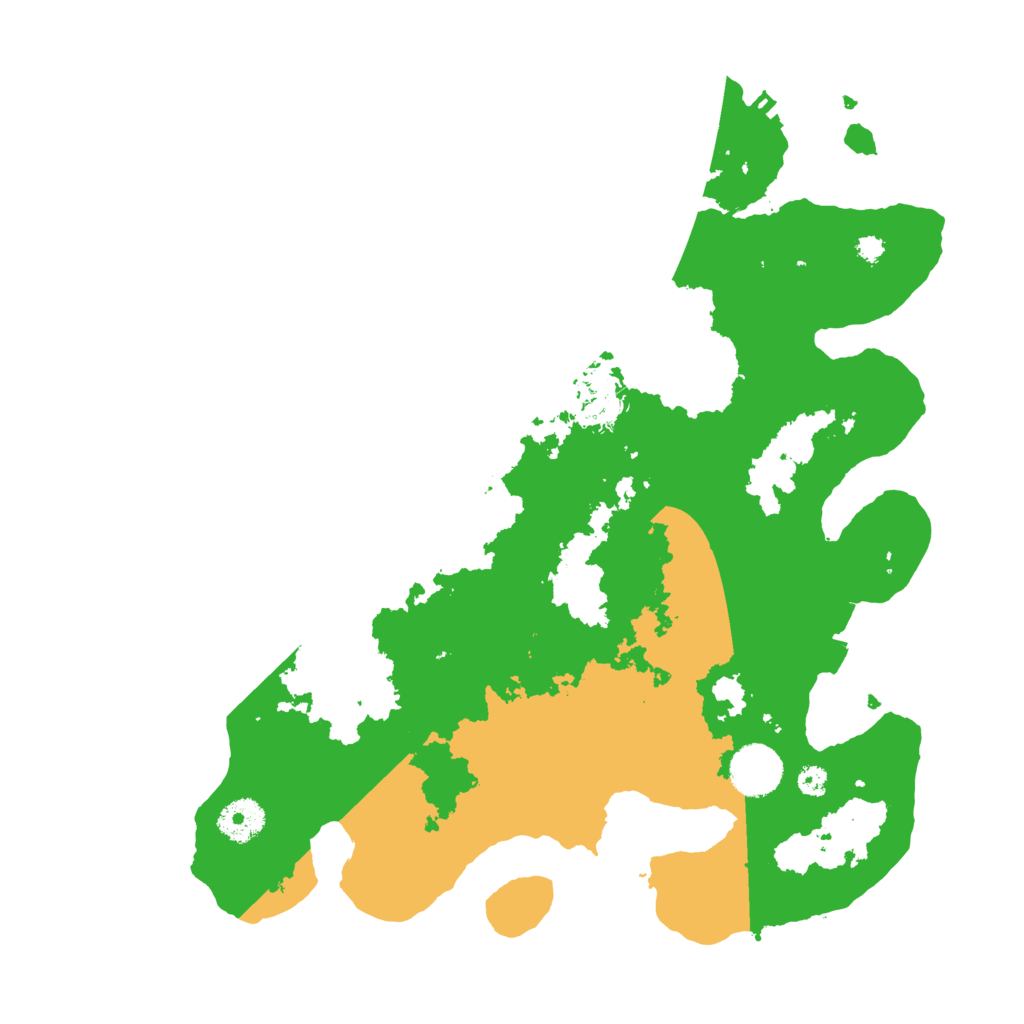 Biome Rust Map: Procedural Map, Size: 3500, Seed: 73641