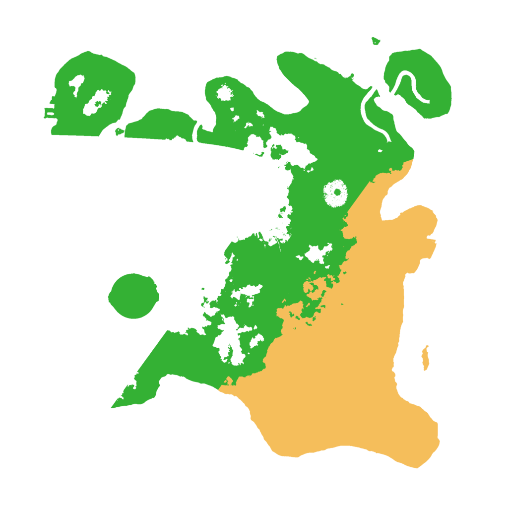 Biome Rust Map: Procedural Map, Size: 3001, Seed: 6739