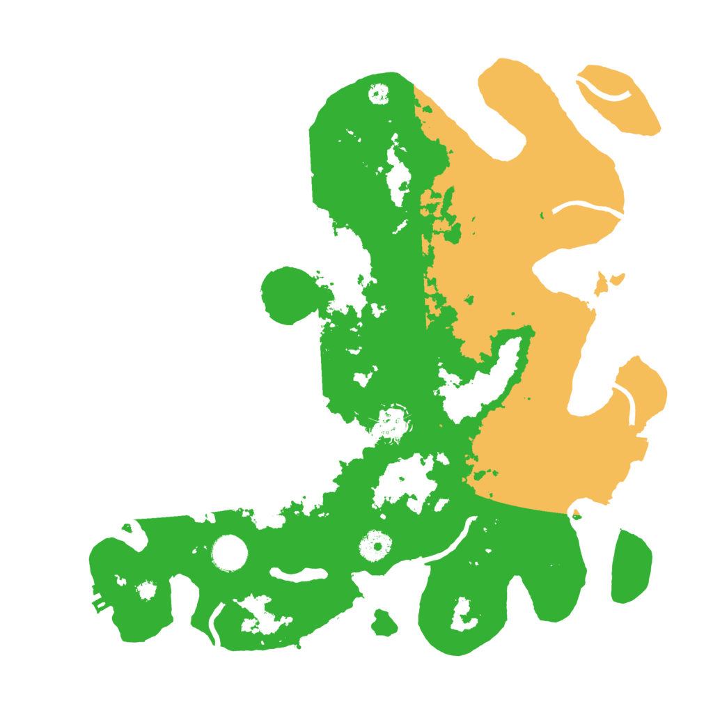 Biome Rust Map: Procedural Map, Size: 3499, Seed: 101306717