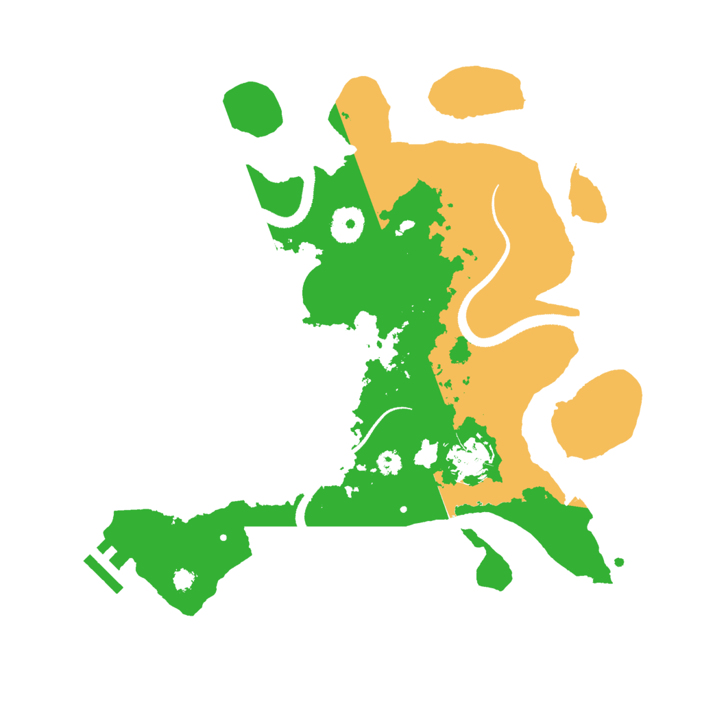 Biome Rust Map: Procedural Map, Size: 3000, Seed: 27737