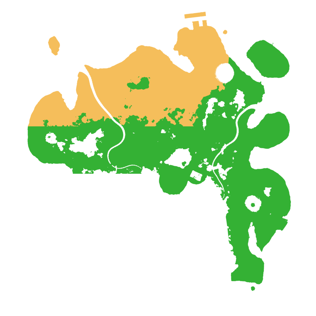 Biome Rust Map: Procedural Map, Size: 3000, Seed: 11098