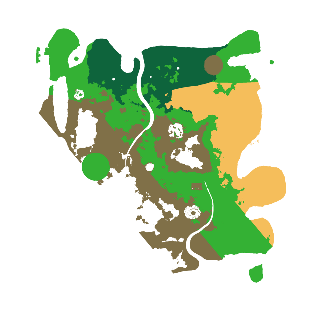 Biome Rust Map: Procedural Map, Size: 3000, Seed: 118447749