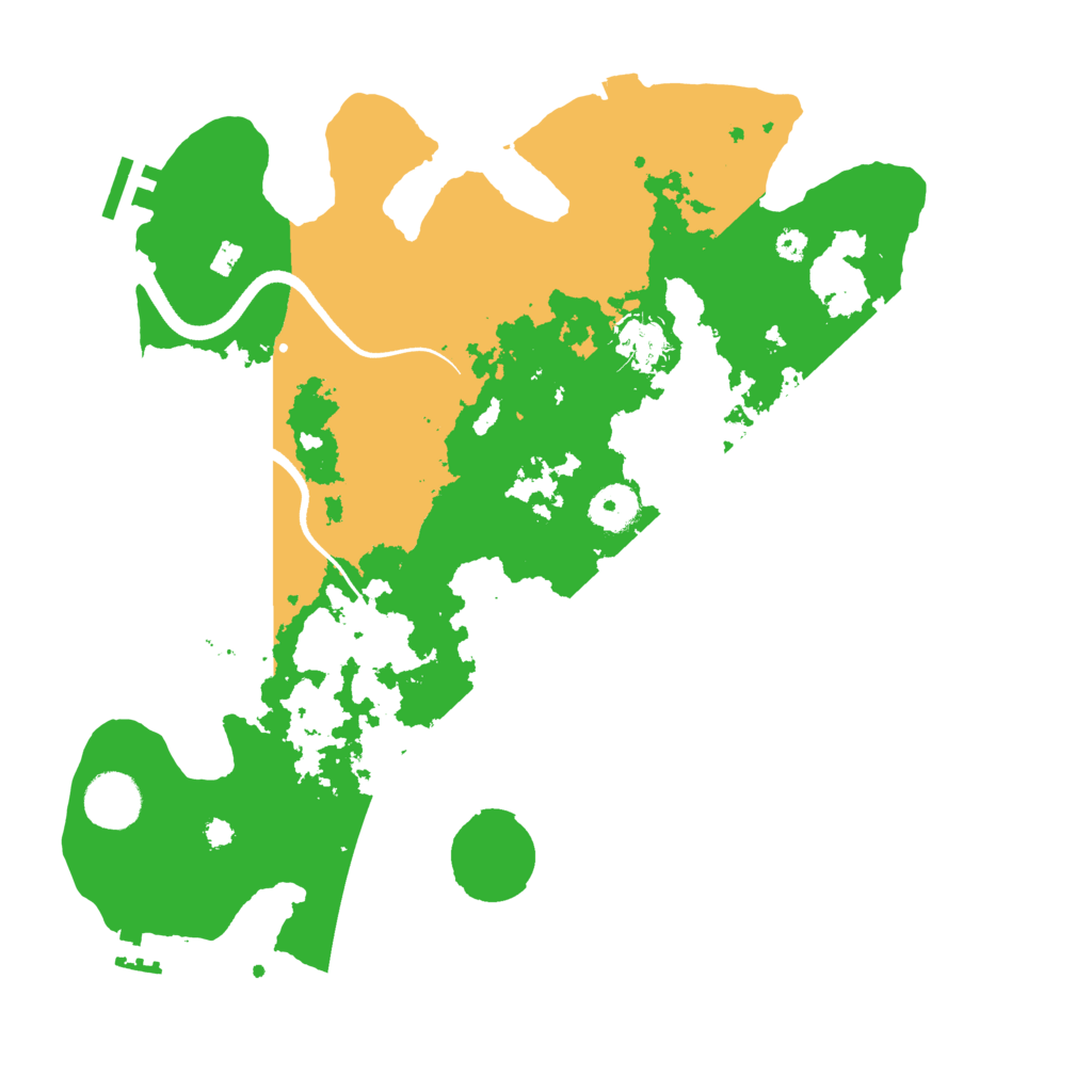 Biome Rust Map: Procedural Map, Size: 3500, Seed: 147304078