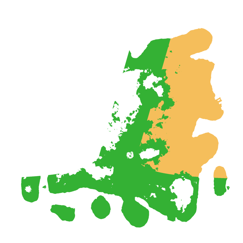 Biome Rust Map: Procedural Map, Size: 3500, Seed: 856241