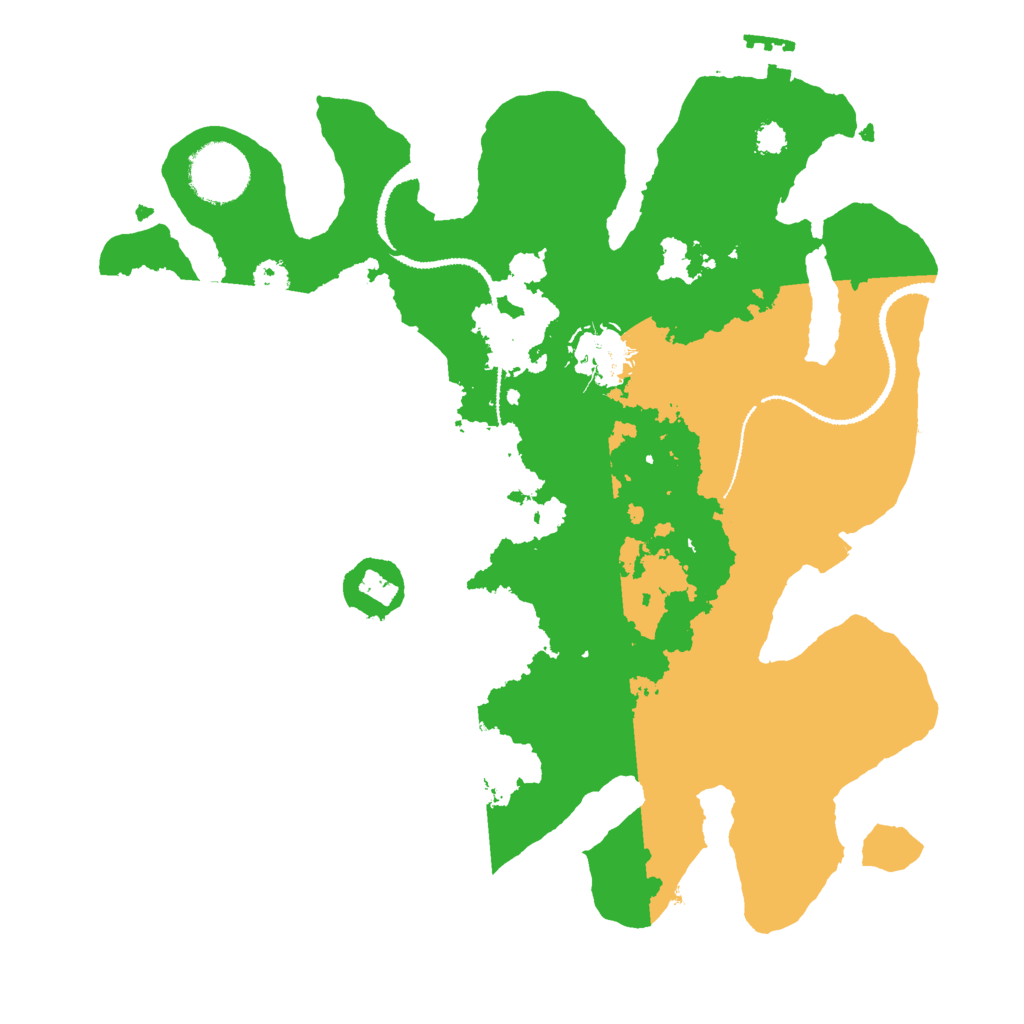 Biome Rust Map: Procedural Map, Size: 3000, Seed: 102067677
