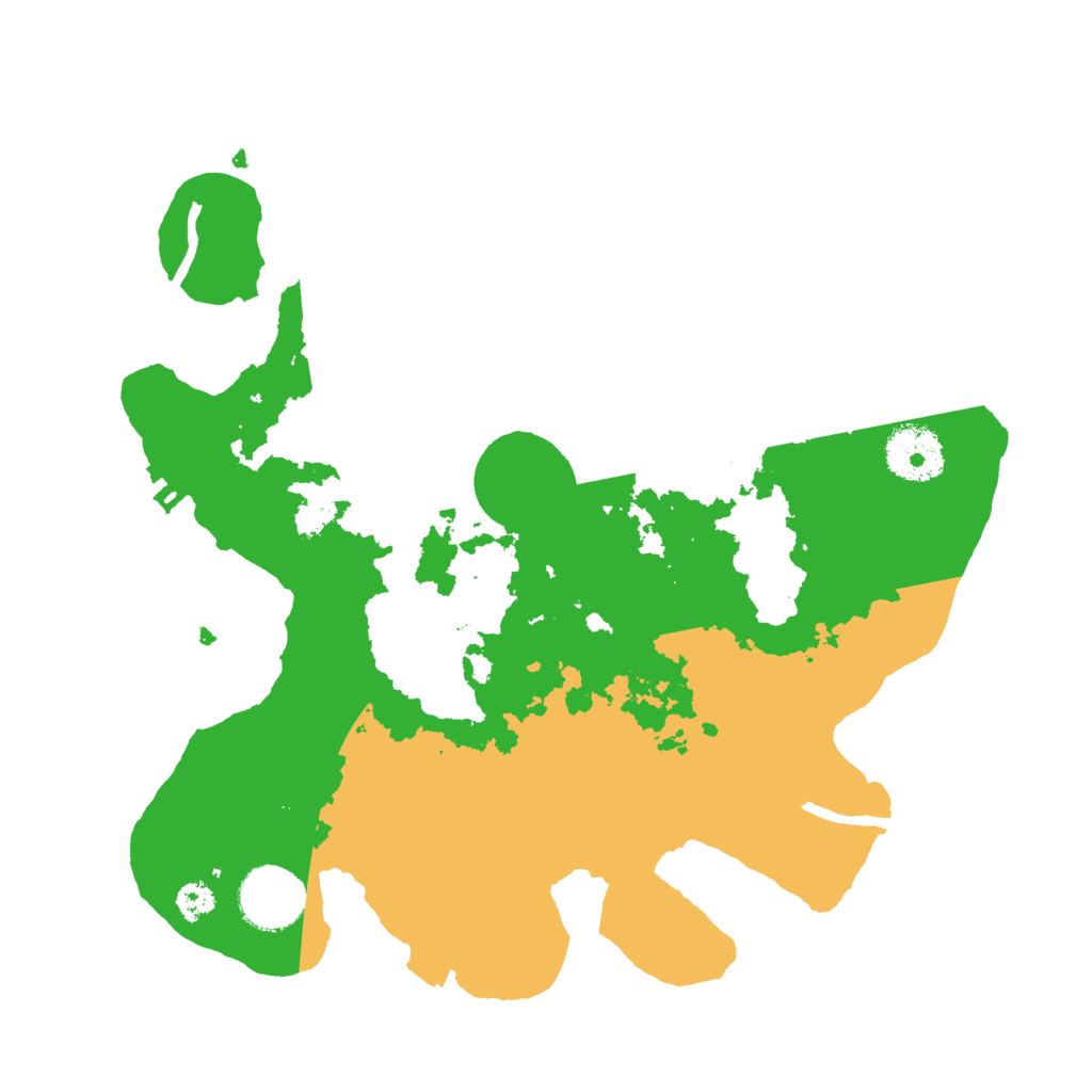 Biome Rust Map: Procedural Map, Size: 3000, Seed: 6917