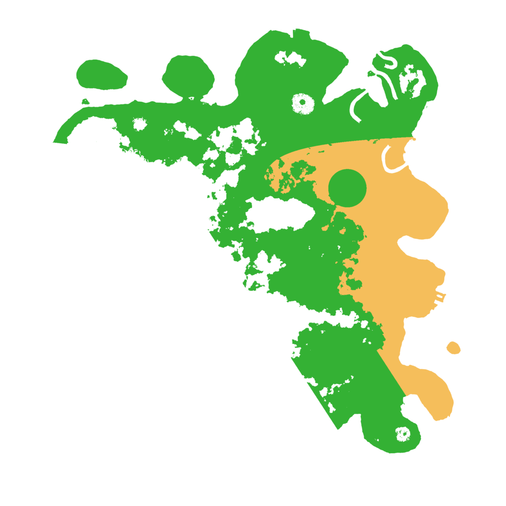 Biome Rust Map: Procedural Map, Size: 3500, Seed: 691078355