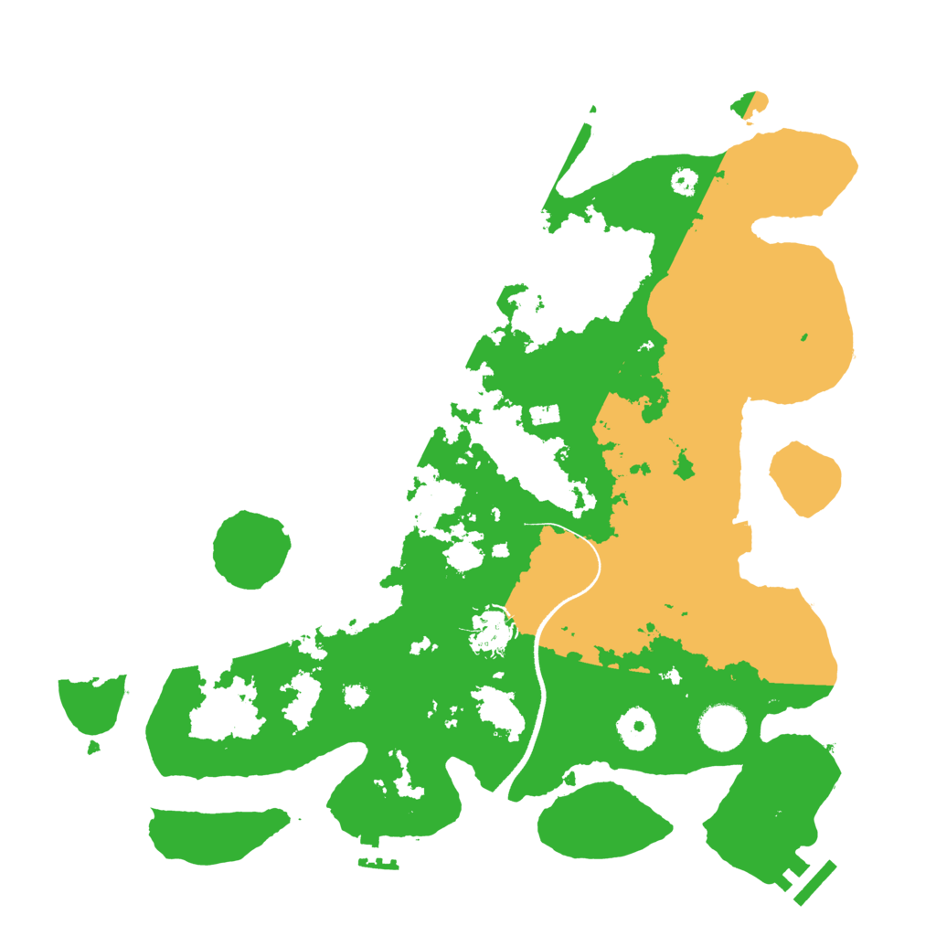 Biome Rust Map: Procedural Map, Size: 3500, Seed: 265323170