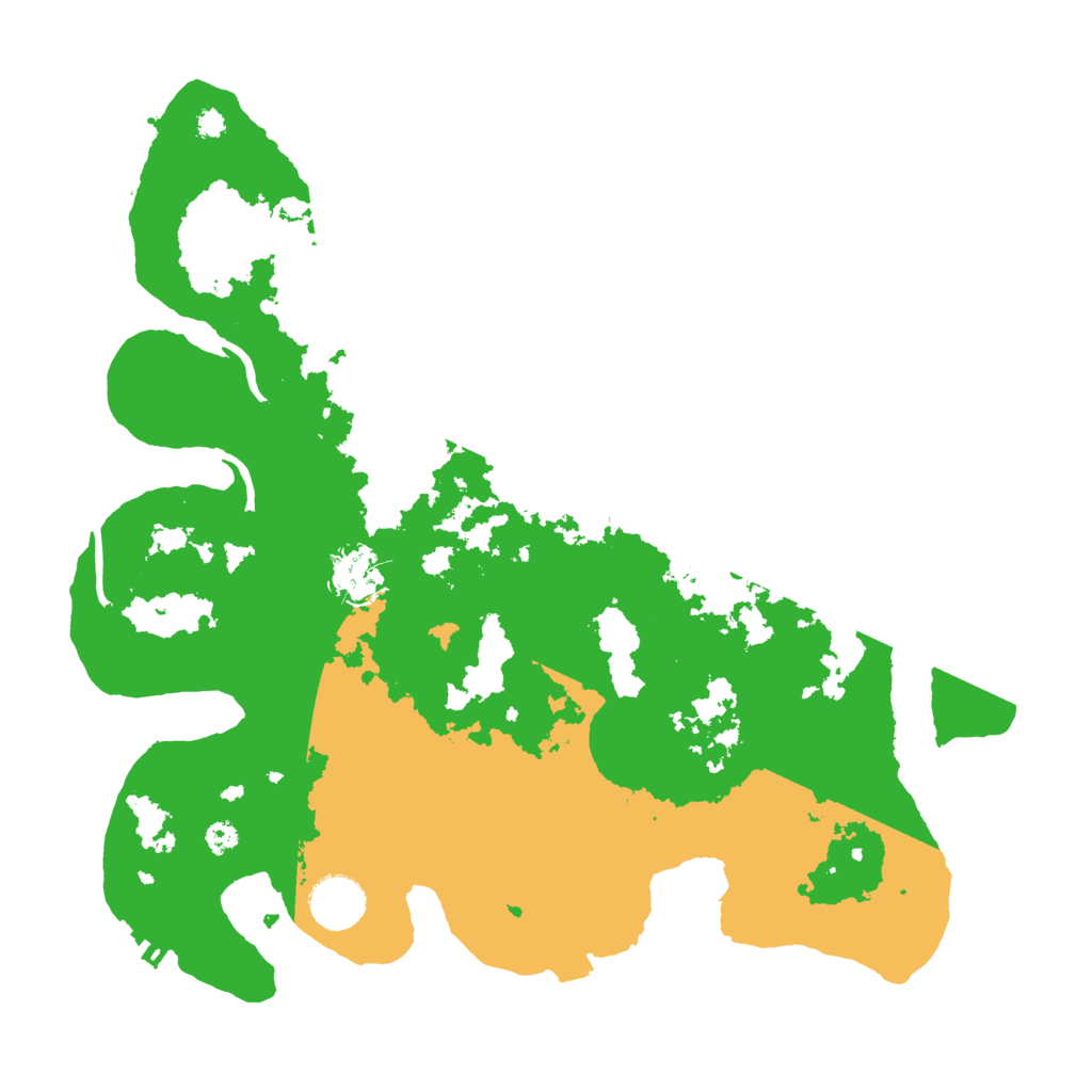 Biome Rust Map: Procedural Map, Size: 3500, Seed: 283704069