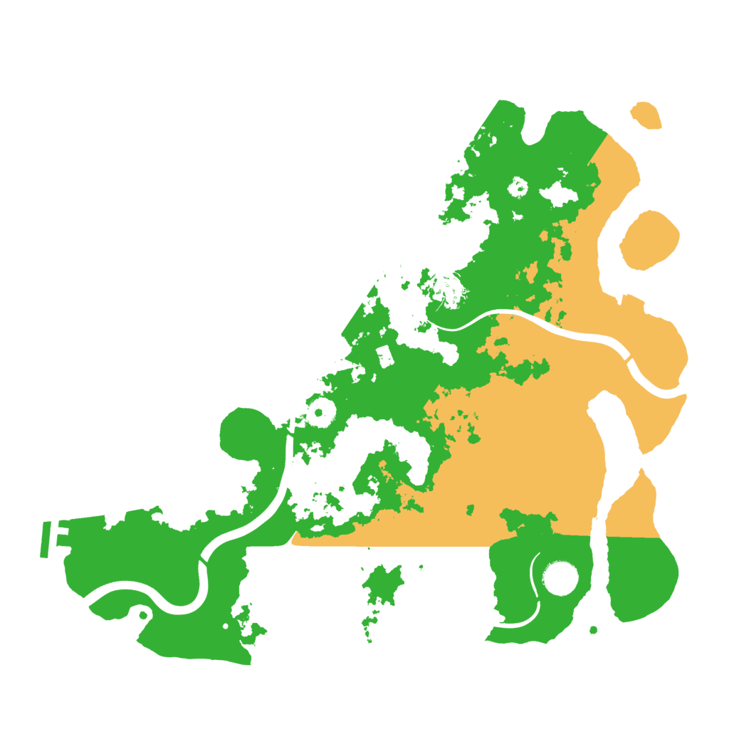 Biome Rust Map: Procedural Map, Size: 3700, Seed: 1030374326