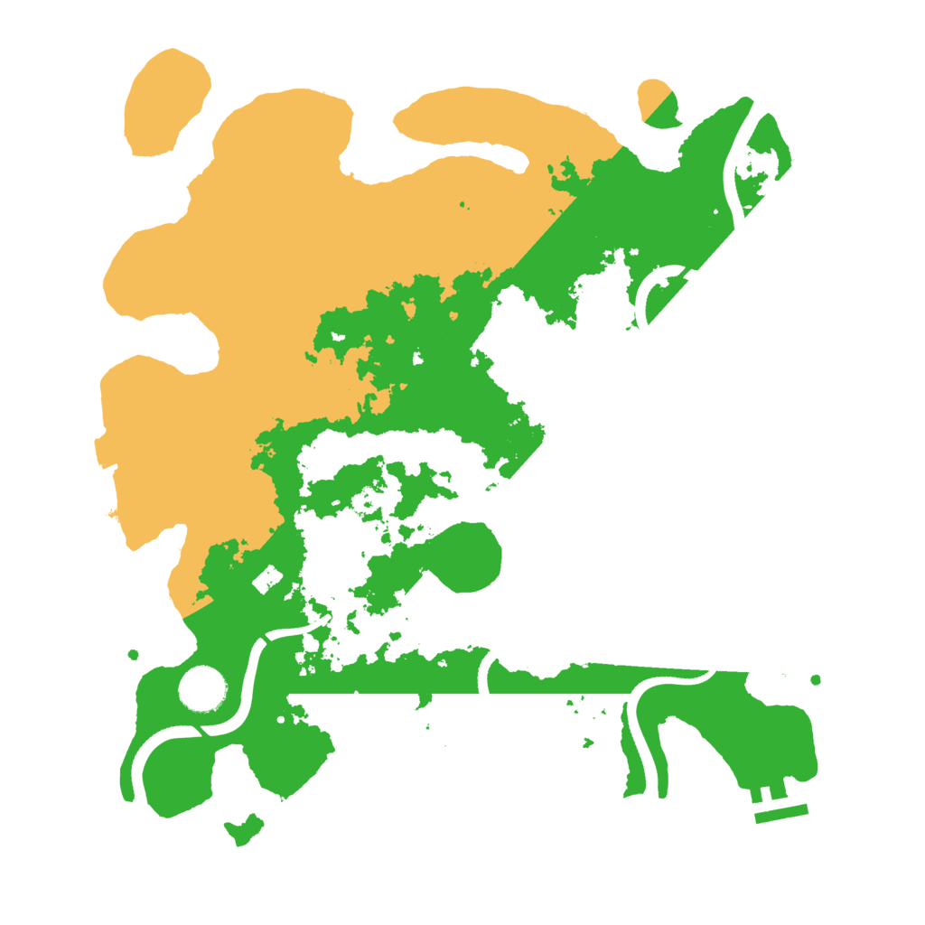 Biome Rust Map: Procedural Map, Size: 3500, Seed: 1835870099