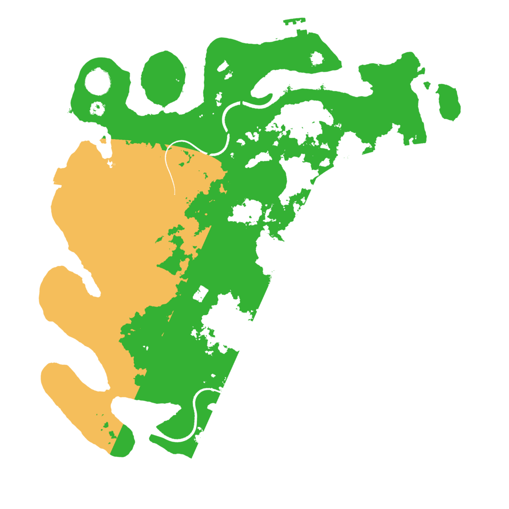 Biome Rust Map: Procedural Map, Size: 3500, Seed: 67662150