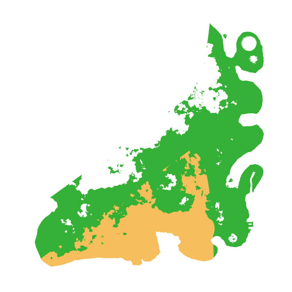 Biome Rust Map: Procedural Map, Size: 3500, Seed: 2124125638