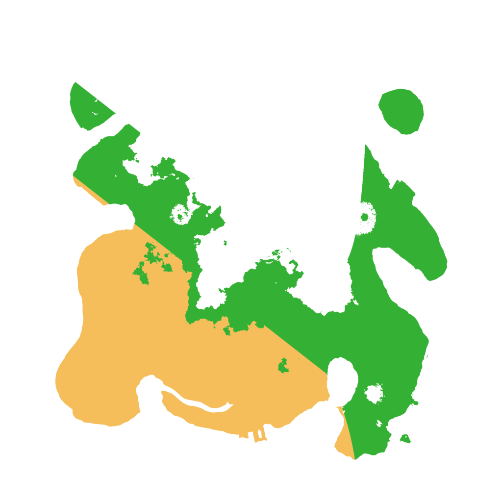 Biome Rust Map: Procedural Map, Size: 2500, Seed: 1841786530