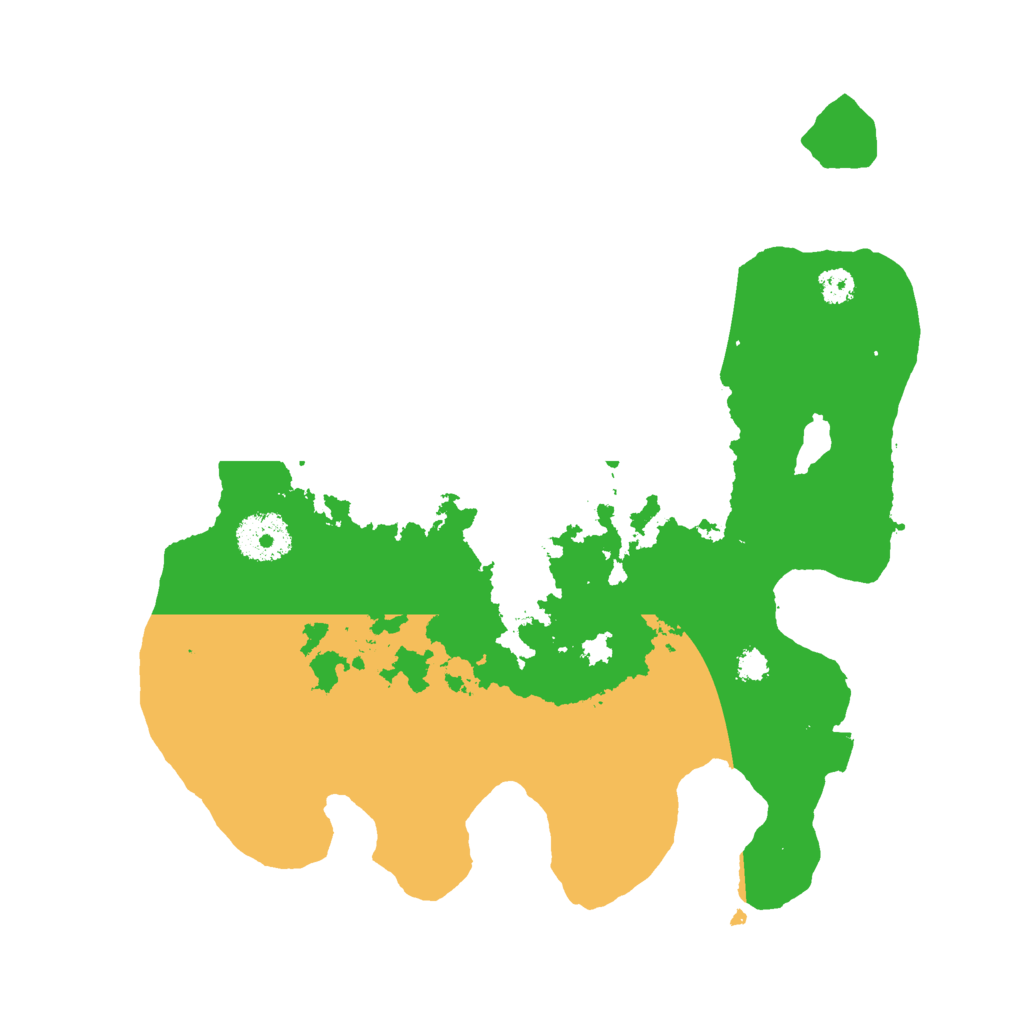 Biome Rust Map: Procedural Map, Size: 3000, Seed: 53255