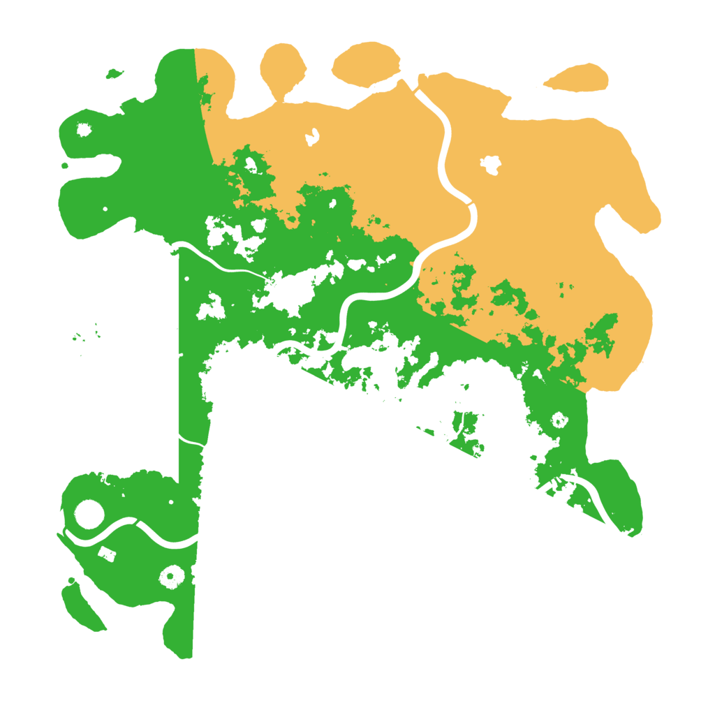 Biome Rust Map: Procedural Map, Size: 4500, Seed: 6967436