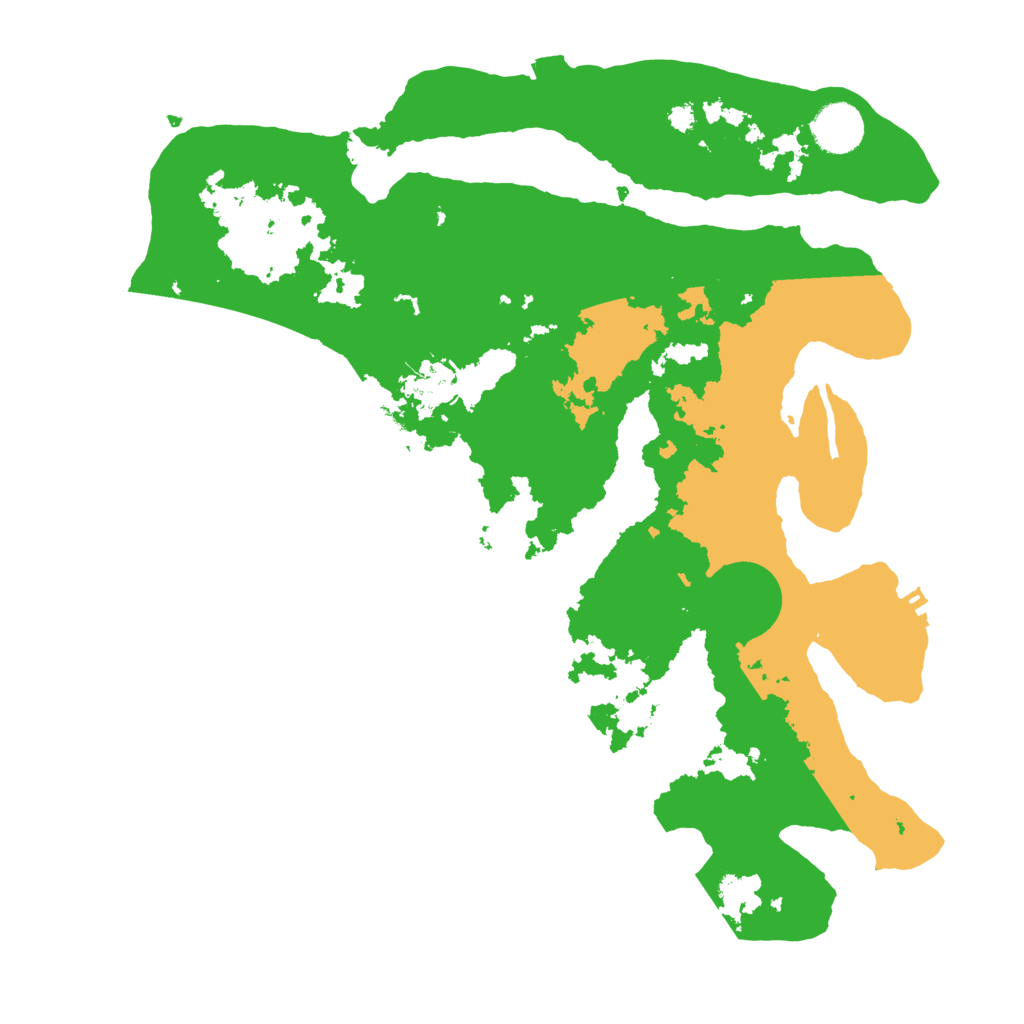 Biome Rust Map: Procedural Map, Size: 3550, Seed: 24830896