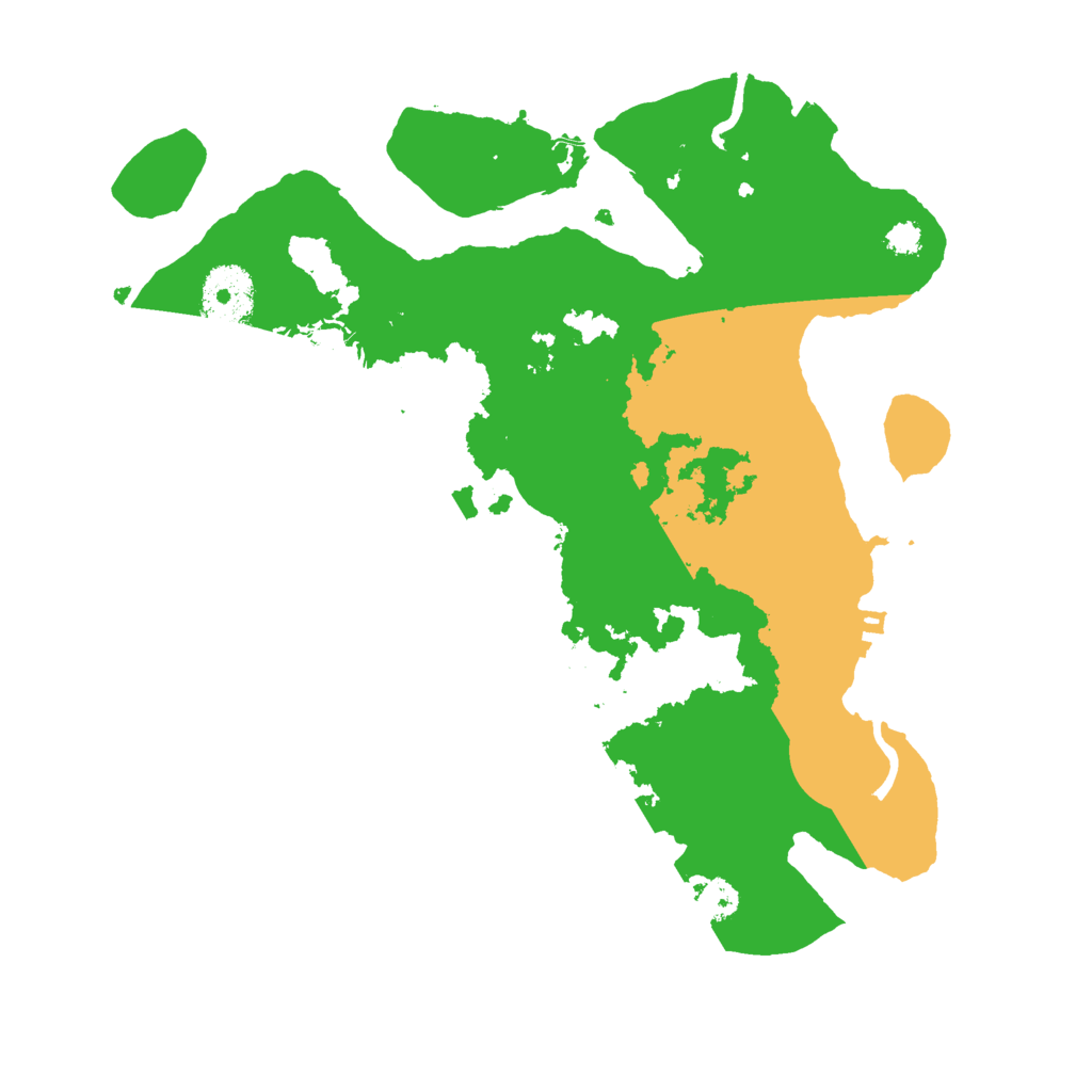 Biome Rust Map: Procedural Map, Size: 3000, Seed: 46645