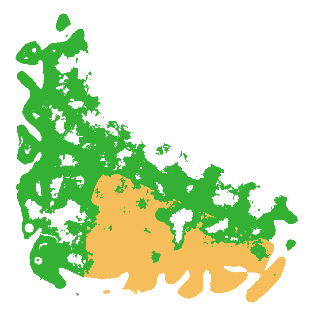 Biome Rust Map: Procedural Map, Size: 6000, Seed: 1892831330