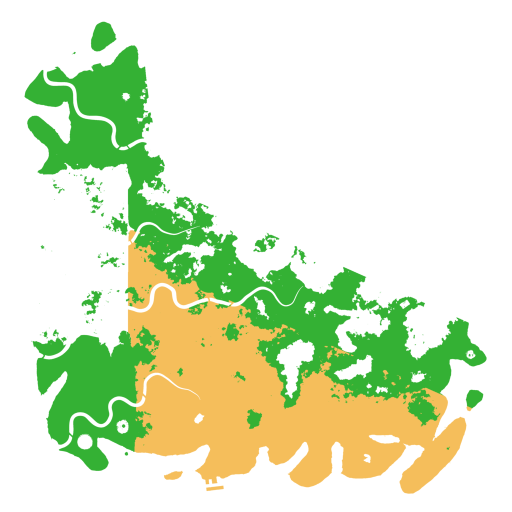 Biome Rust Map: Procedural Map, Size: 6000, Seed: 1892831330