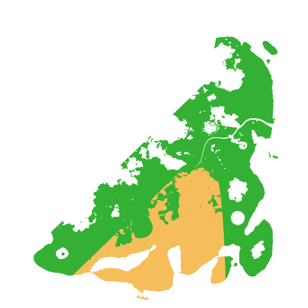 Biome Rust Map: Procedural Map, Size: 3950, Seed: 82389628