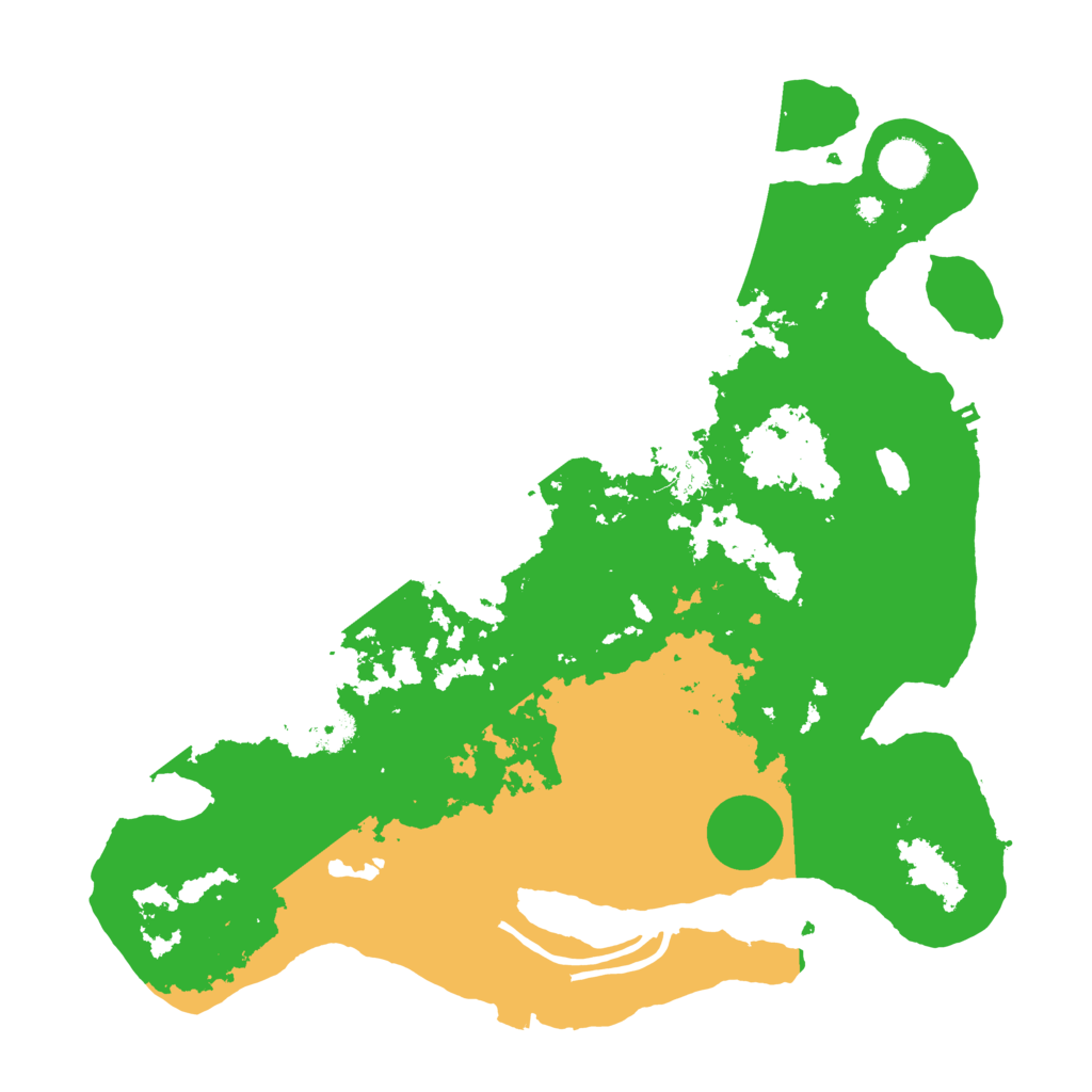 Biome Rust Map: Procedural Map, Size: 3850, Seed: 76805540