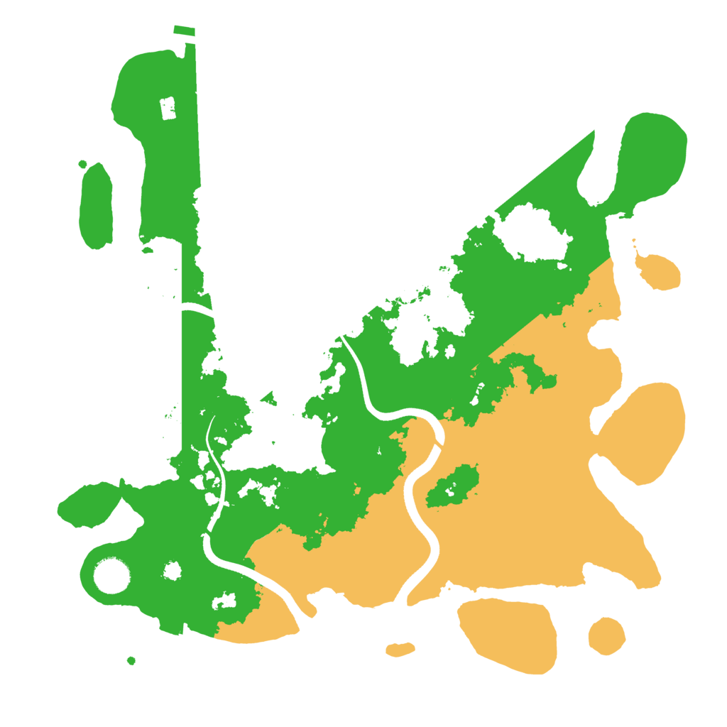 Biome Rust Map: Procedural Map, Size: 3550, Seed: 89698878