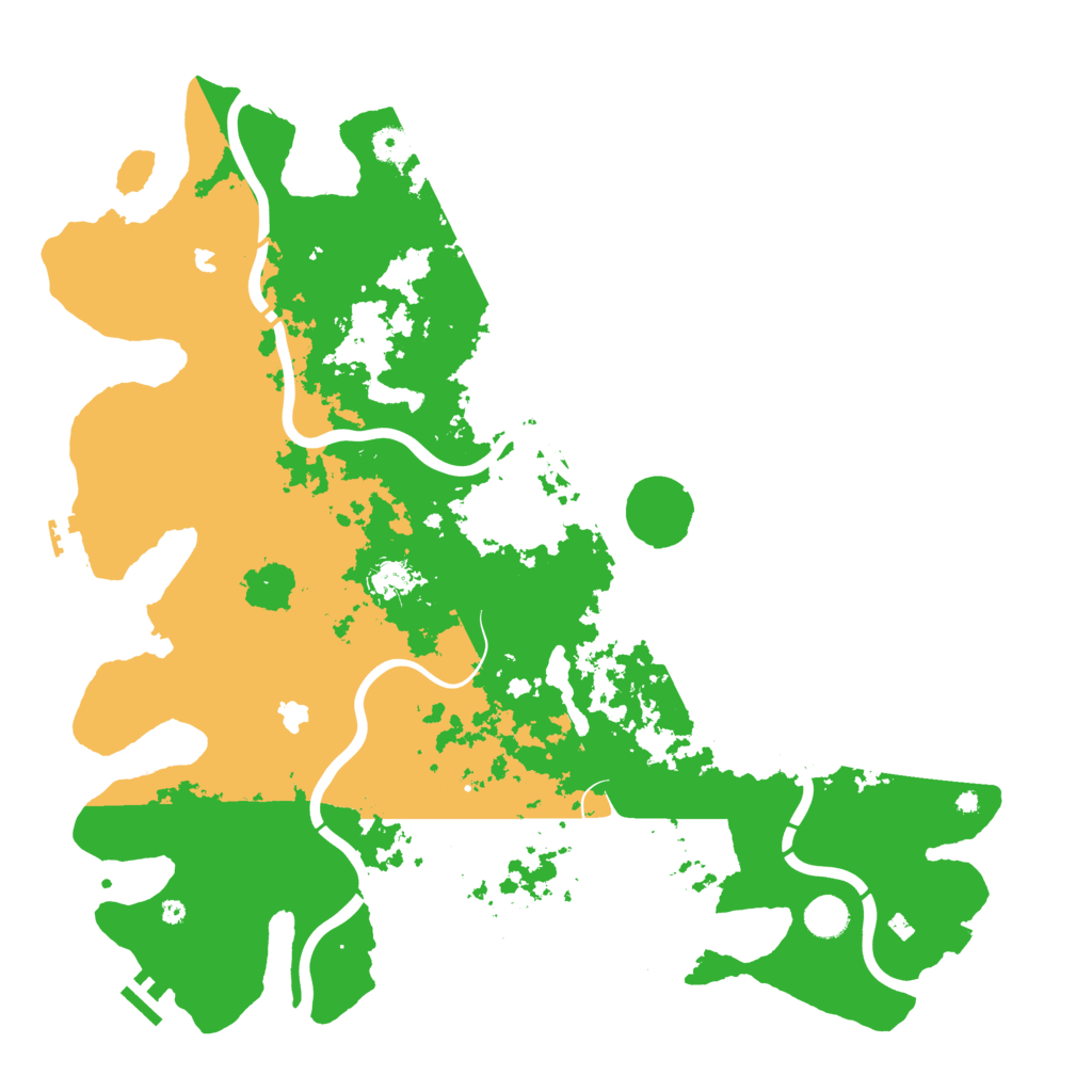 Biome Rust Map: Procedural Map, Size: 4500, Seed: 61211964