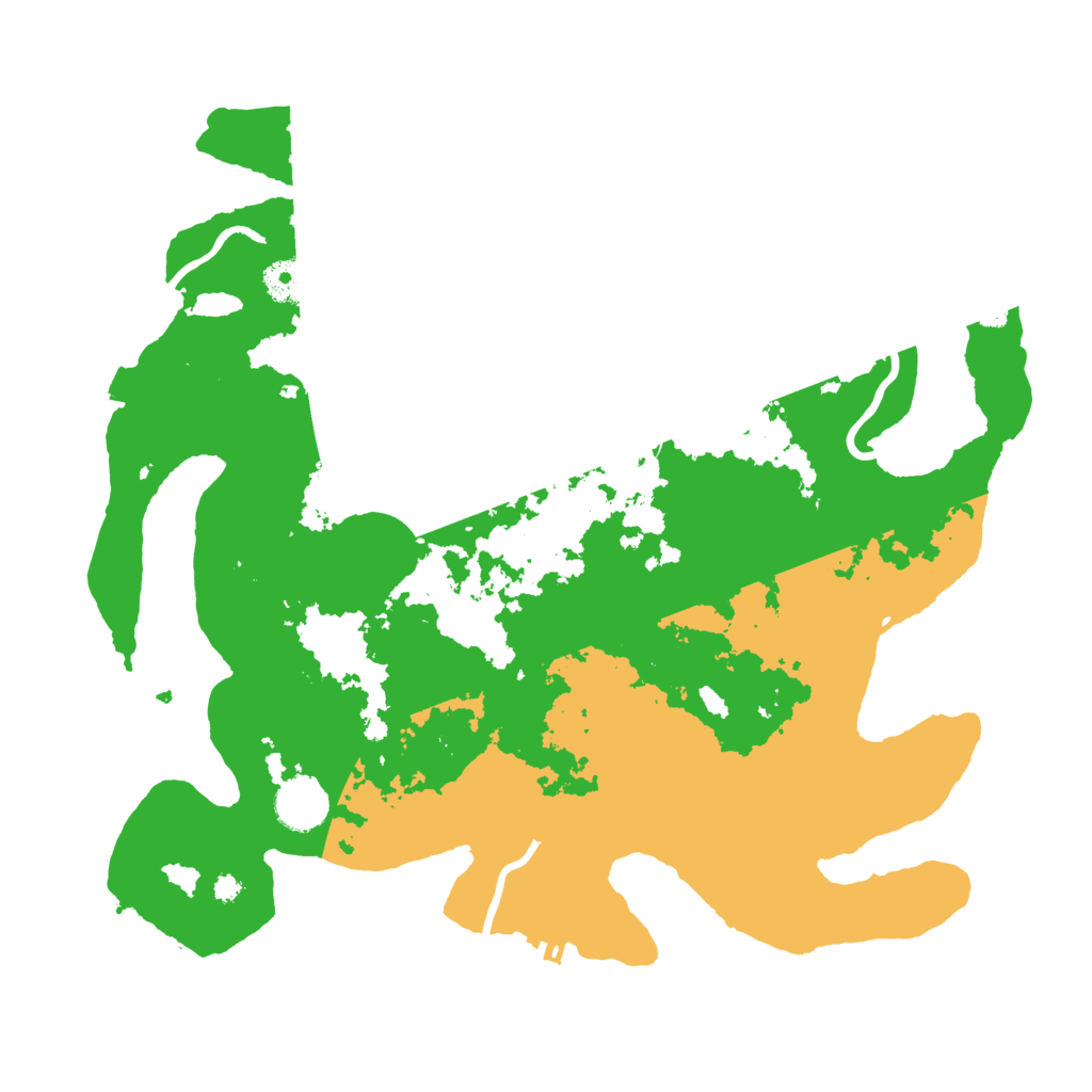 Biome Rust Map: Procedural Map, Size: 3650, Seed: 16076212