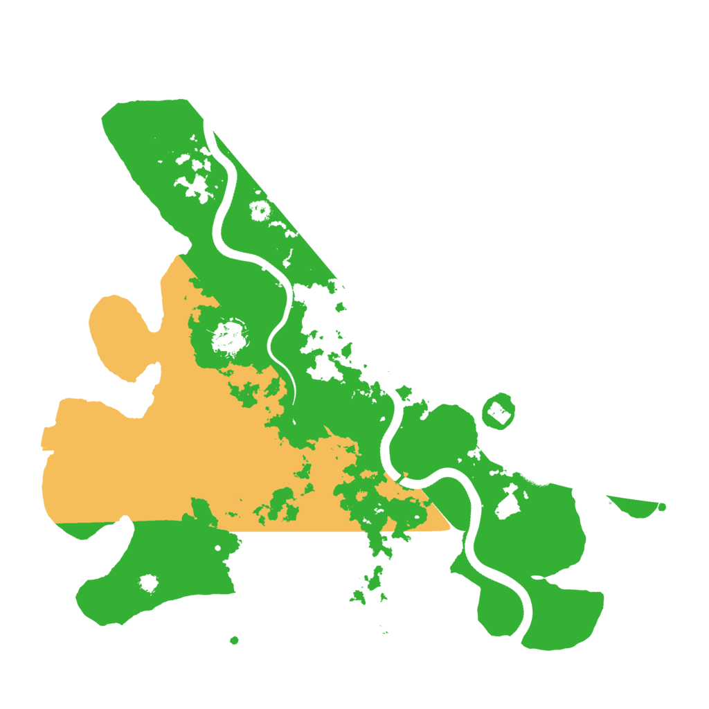 Biome Rust Map: Procedural Map, Size: 3500, Seed: 181853609