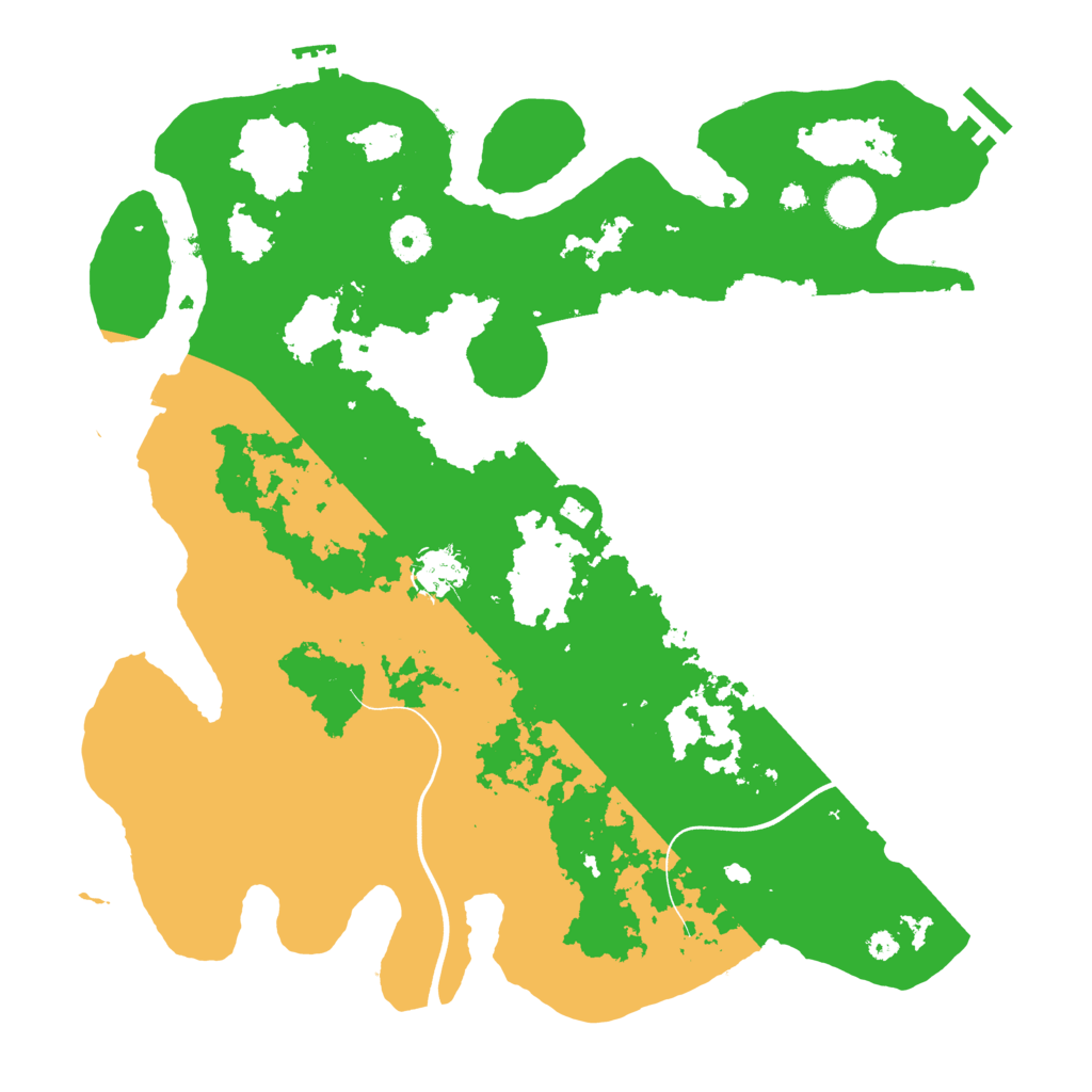 Biome Rust Map: Procedural Map, Size: 3800, Seed: 1328188818