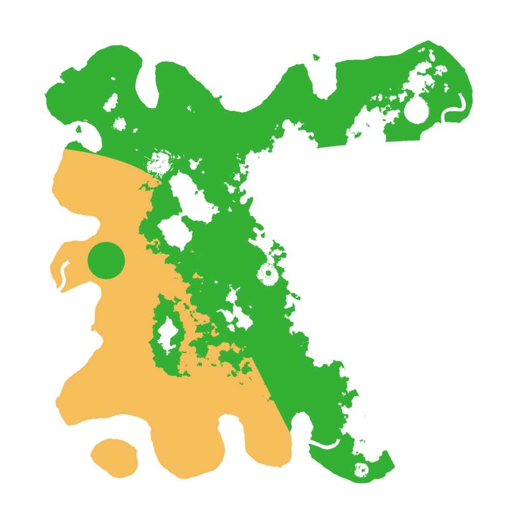 Biome Rust Map: Procedural Map, Size: 3700, Seed: 761416079