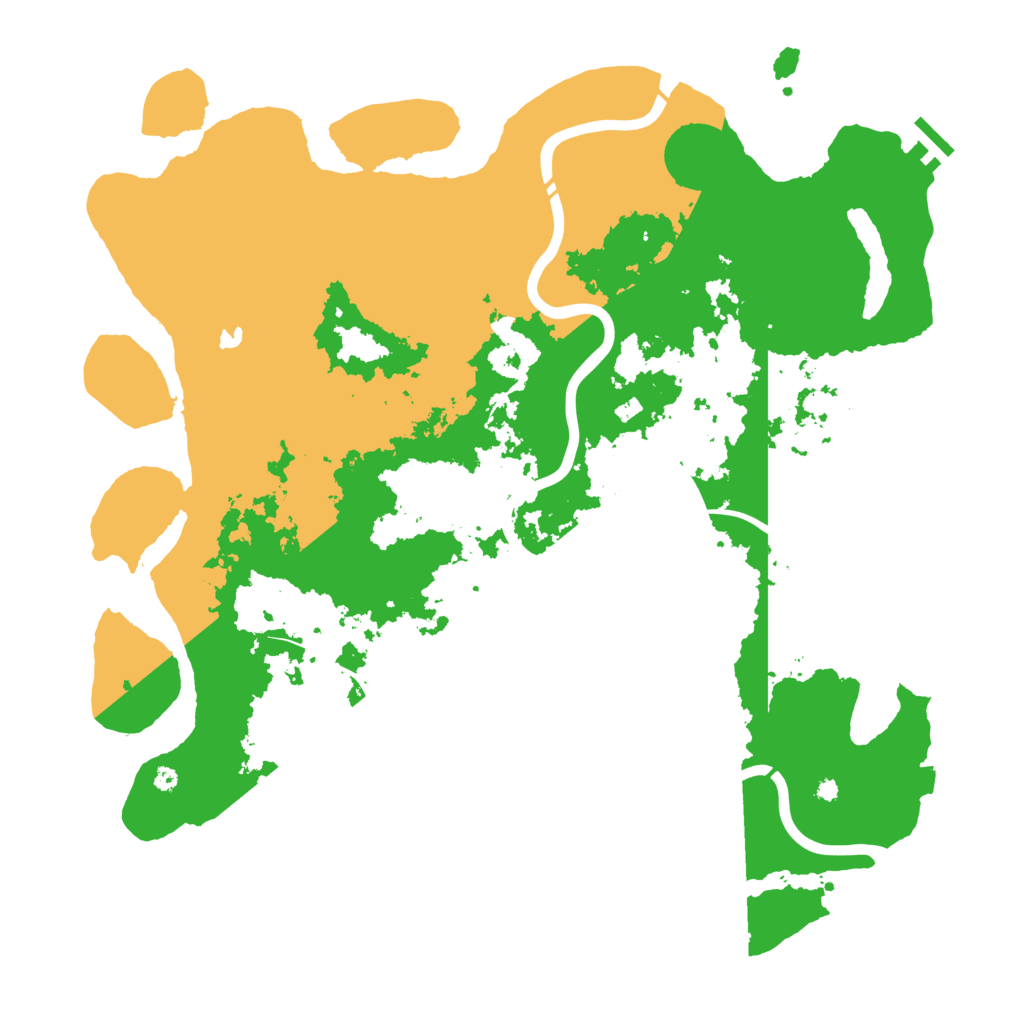 Biome Rust Map: Procedural Map, Size: 4300, Seed: 54033449