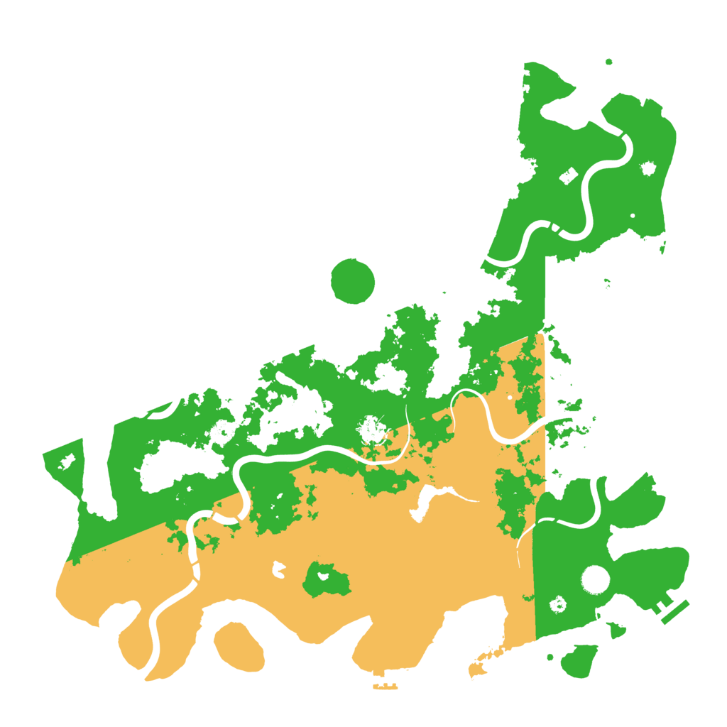 Biome Rust Map: Procedural Map, Size: 4500, Seed: 623194